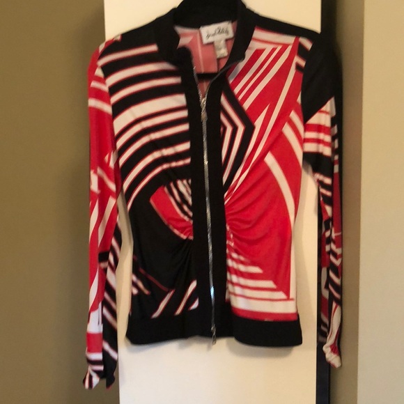 Joseph Ribkoff Zip Up Blazer size 8 *NWOT* - Picture 3 of 6